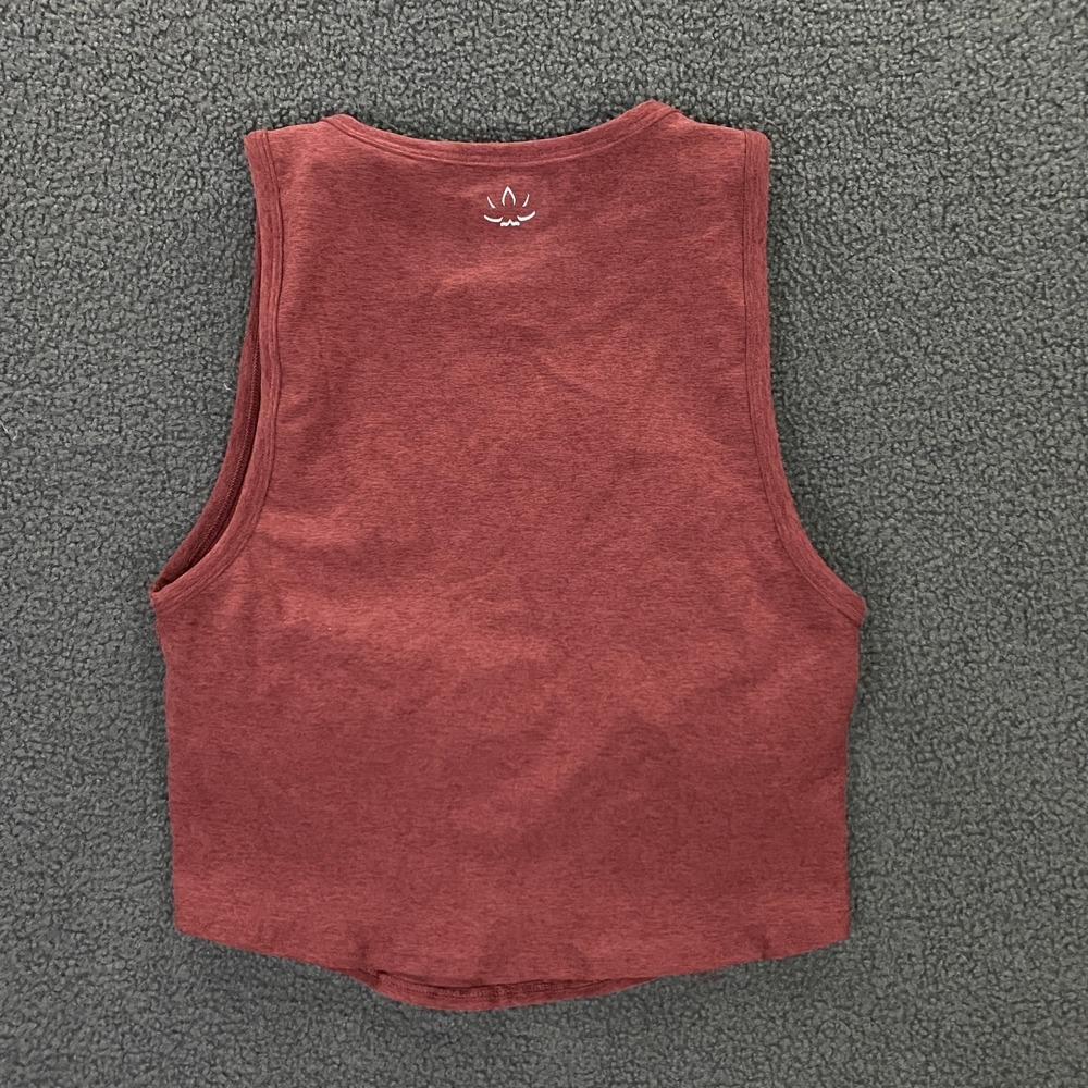Beyond Yoga Beyond Yoga Motivate Spacedye Cropped Tank size Small Red Pink Top - Picture 3 of 8